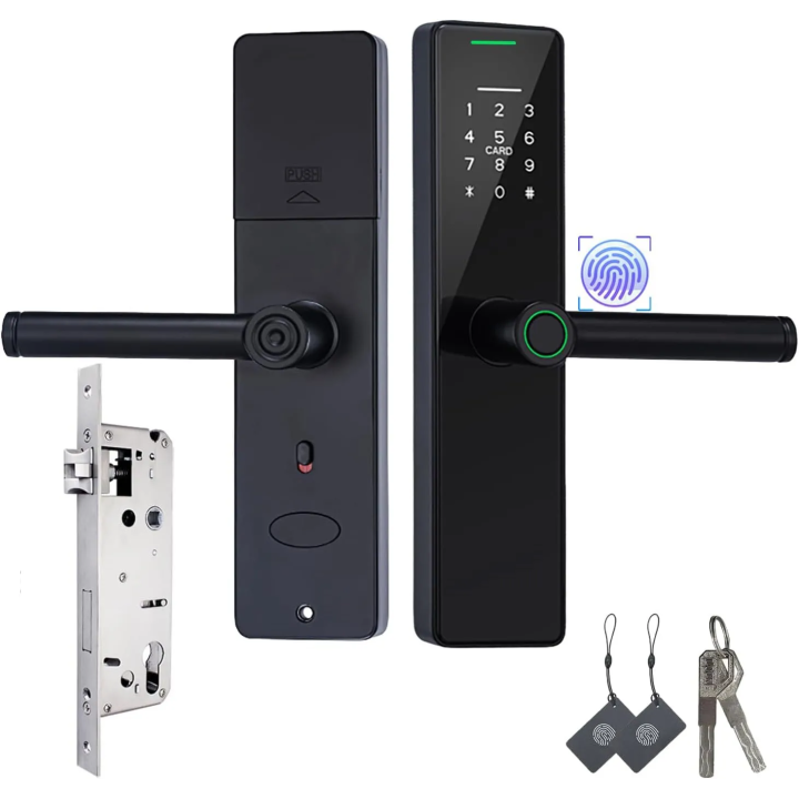 قفل باب ذكي تويا واي فاي | تحكم بالجوال سمارت هوم