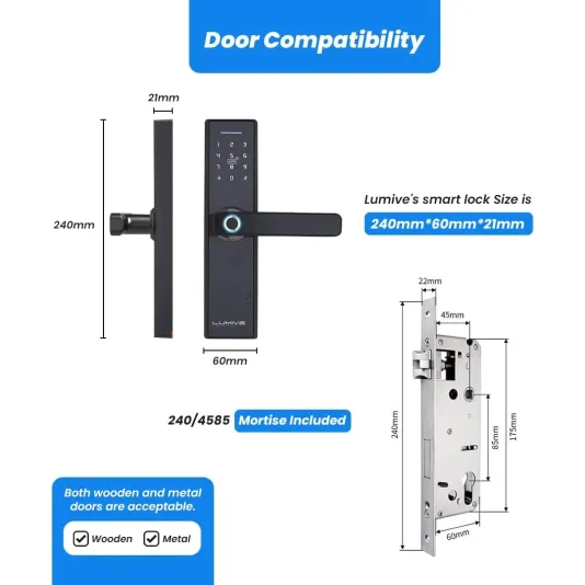 القفل الذكي بالواي فاي ب 5 طرق استخدام من لوميف