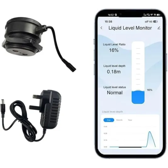جهاز قياس مستوى المياه بتقنية واي فاي للتحكم عن بعد من خلال تطبيق تويا سمارت