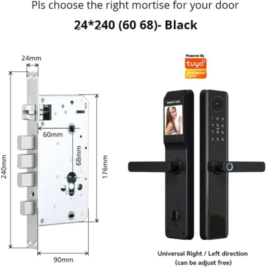 جرس باب ذكي بالفيديو مع قفل سمارت