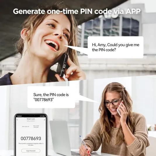 Smart Video Doorbell with Integrated Smart Lock – Features Fingerprint Access, Password Entry, Card Unlocking, Mobile App Control, and Physical Key Access