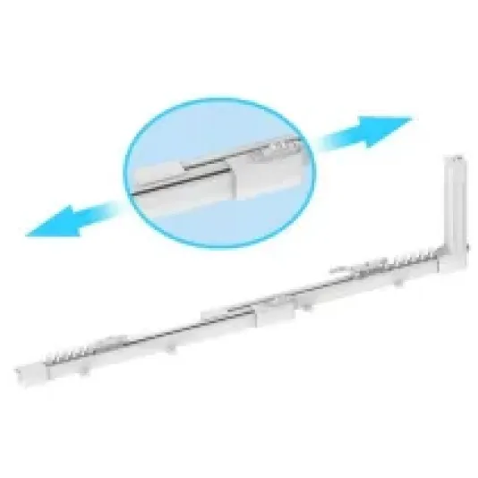 Smart Curtain Motor with Track, Remote Control via Alexa and Google Home App, Customized Track (2-5m)