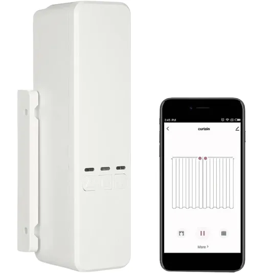 Smart Wi-Fi Curtain Motor with Remote Control, Compatible with Alexa, Google Assistant, and Smart Life App